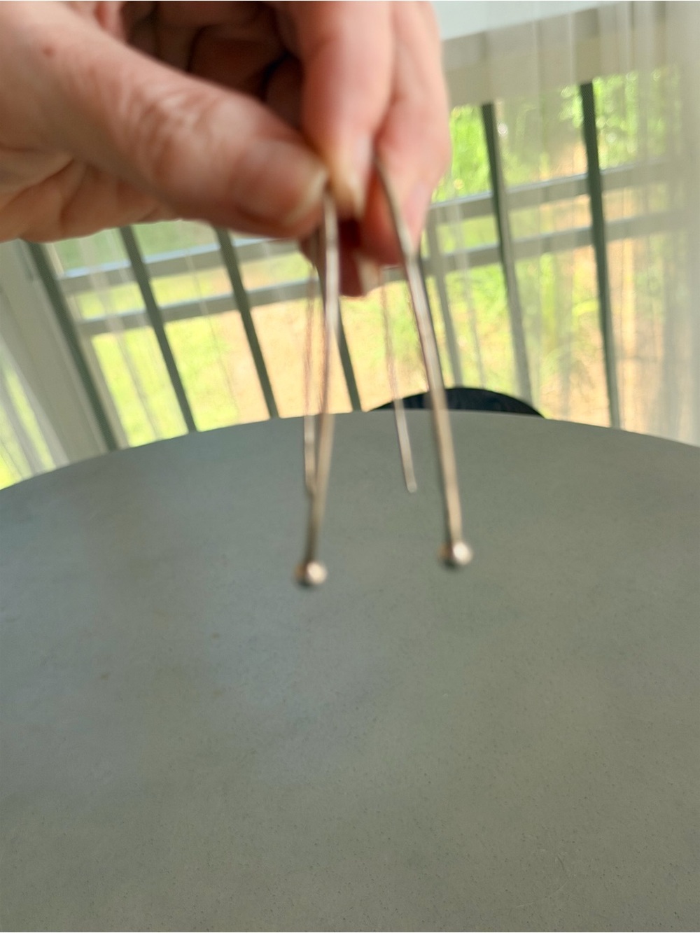 Silpada Sterling Silver Curved Threader Earrings - Picture 2 of 4